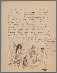 Carta para Kathlene MacDonell (tinta no papel)
