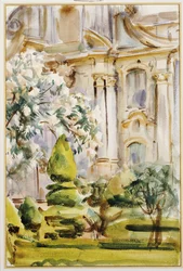 Palácio e jardins, Espanha, 1912