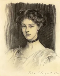 Retrato de Eva Katherine Balfour, mais tarde Lady Buxton