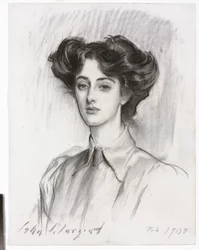 Retrato de Lady Elsie Meyer, fevereiro de 1908