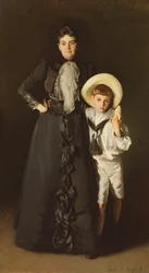 Retrato da Sra. Edward L. Davis e seu Filho, Livingston Davis, 1890