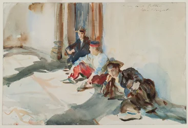 Soldados espanhóis, c.1902-03 (wc no papel)
