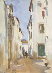 Rua em uma cidade mediterrânea