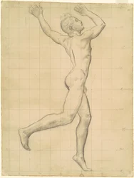 Estudo de Apollo para "Apollo e Daphne"