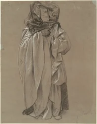 Estudo de Ezequiel para Friso dos Profetas, 1890-1892.