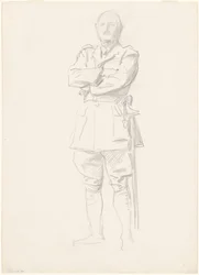 Estudo do General Louis Botha para Oficiais Gerais da Primeira Guerra Mundial, 1920-1922.