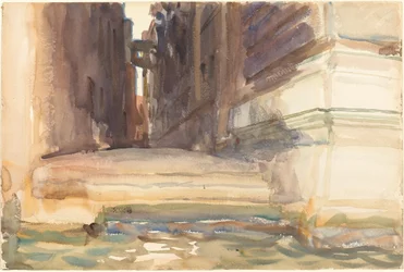 A Calle della Rosa com o Monte di Pietà, Veneza, c. 1904.