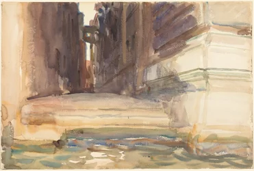 A Calle della Rosa com o Monte di Pietà, Veneza