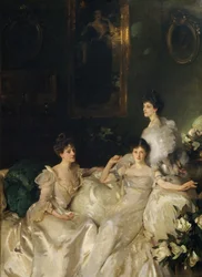 As irmãs Wyndham: Lady Elcho, Mrs. Adeane e Mrs. Tennant, 1899