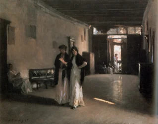 Interior veneziano, c. 1880-82 (óleo sobre tela)