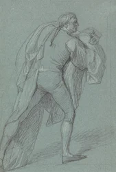Estudo da Figura para a Pintura da Vitória de Lord Duncan: Estudo para o Marinheiro com a Bandeira Holandesa