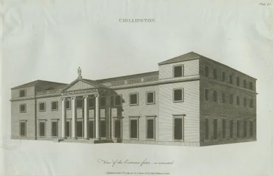 Chillington Hall: gravura, 1789