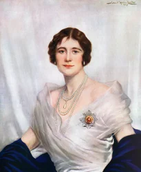 Retrato da coroação da rainha Isabel, a Rainha Mãe, em 1937