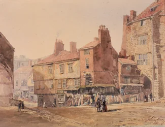 Casas, King Street, perto de Black Gate