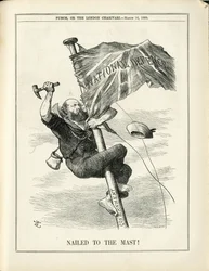 Ilustração de John Tenniel (1820-1914) em Punch
