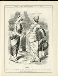 Ilustração de John Tenniel (1820-1914) em Punch