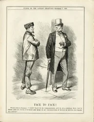 Ilustração de John Tenniel (1820-1914) em Punch