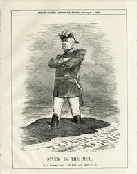 Ilustração de John Tenniel (1820-1914) em Punch