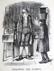 Desenho animado John Tenniel intitulado "Limited Liability Companys" (Sociedades de Responsabilidade Limitada)