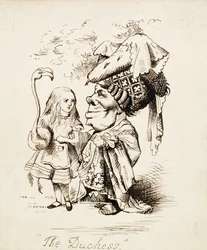 A Duquesa, c.1865 (caneta e tinta marrom)
