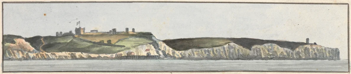 Castelo de Dover, Nordeste, 1/2 Norte (um dos cinco desenhos de um monte)