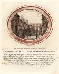 Biblioteca fundada em 1429 por Richard Whittington, no Christs Hospital, Londres
