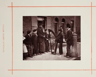 Músicos de rua italianos, 1877.