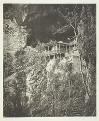 Mosteiro de Yuenfu, c. 1868.