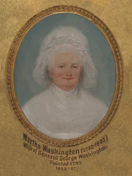 Martha Washington (geb. Martha Dandridge, ehemals Martha Parke Custis, 1731–1802)