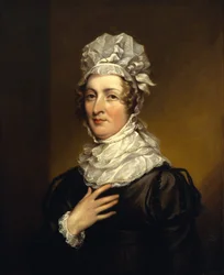 Retrato da Sra. John Trumbull, Sarah Hope Harvey (1774-1824) 1820-23