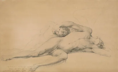 Estudo para a Morte do General Montgomery no Ataque ao Québec, 31 de Dezembro de 1775