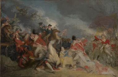 A Morte do General Mercer na Batalha de Princeton, 3 de janeiro de 1777 (versão inacabada)