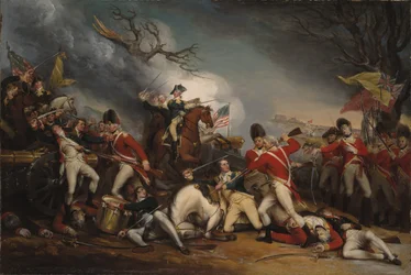 A Morte do General Mercer na Batalha de Princeton, 3 de janeiro de 1777