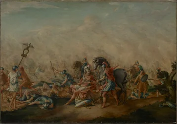 A Morte de Paulus Aemilius na Batalha de Cannae