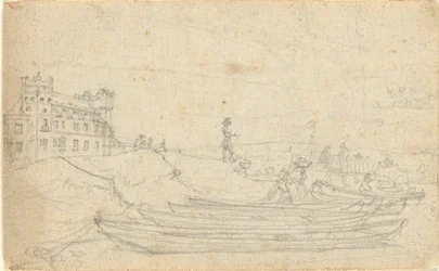 Sem título, do fólio: Esboços em França & Alemanha, uma das 22 folhas do fólio B