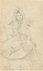 Sem título, do fólio: Sketches in France & Germany, uma das 22 folhas do Folio B