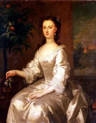 Retrato de Maria, Condessa de Delorain por uma Laranjeira