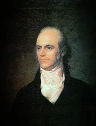 Aaron Burr (1756-1836) Vice-presidente dos EUA, c.1802 (óleo sobre tela)
