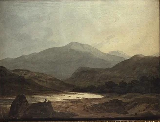 Moel Hebog: olhando para o Vale desde perto de Dinas Emrys