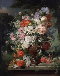 Natureza morta com flores