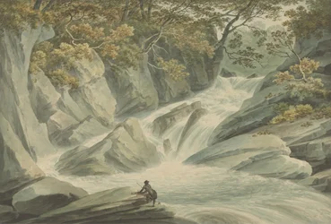 Hafod: parte superior da cascata