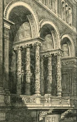 Recesso central no quadrilátero principal, c1860s, 1881.