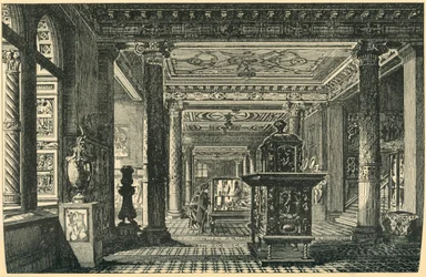 A Galeria de Cerâmica, South Kensington Museum, c1876, 1881.