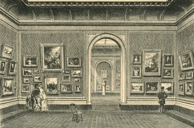 A Galeria Sheepshanks, South Kensington Museum, c1860s, 1881.