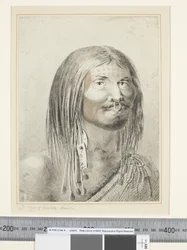 F.21 A Man of Nootka Sound, c.1773-84 (aquarela)