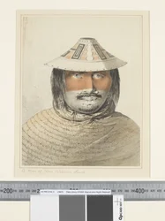 F.26 A Man of Prince William&39;s Sound, c.1773-84 (aquarela)