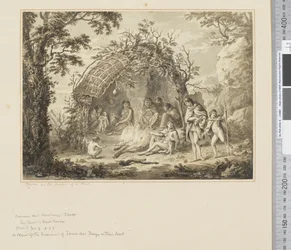 F.43 Nativos no Interior de uma Cabana, c.1783-84 (aguarela)