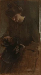 Um Toiler, ca. 1898.