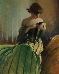Estudo em preto e verde, 1906.