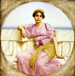 Reflexões, 1918 (wc no papel)